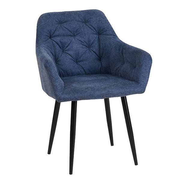 Silla de comedor Azul oscuro MUFFIN