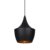 Lámpara de suspensión BEAT FAT Style – metal Acero Negro