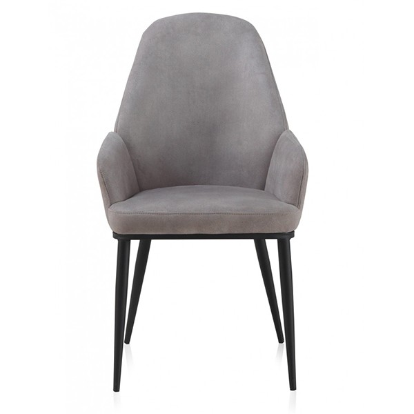 Silla de comedor Gris Claro FRACOQ ARMS