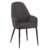 Silla de comedor Gris oscuro FRACOQ ARMS