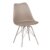 Silla de comedor Beige METAL FLAK