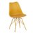 Silla de comedor Mostaza METAL FLAK