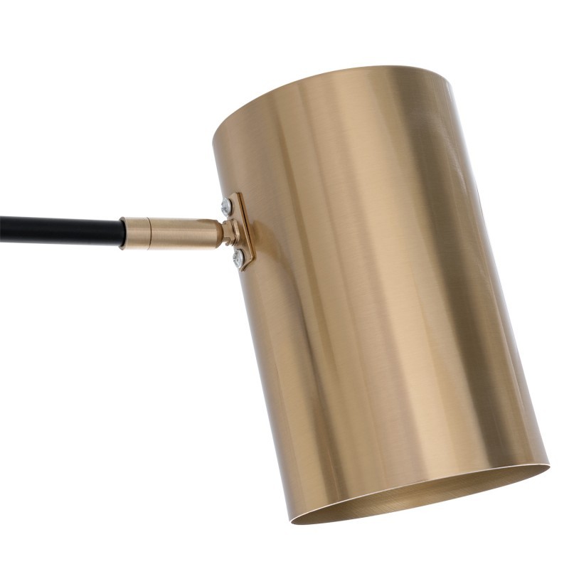 Lámpara aplique articulado TALIA - metal Dorado y Negro