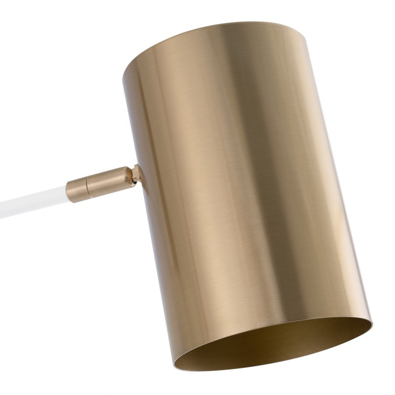 Lámpara aplique articulado TALIA - metal Dorado y Blanco