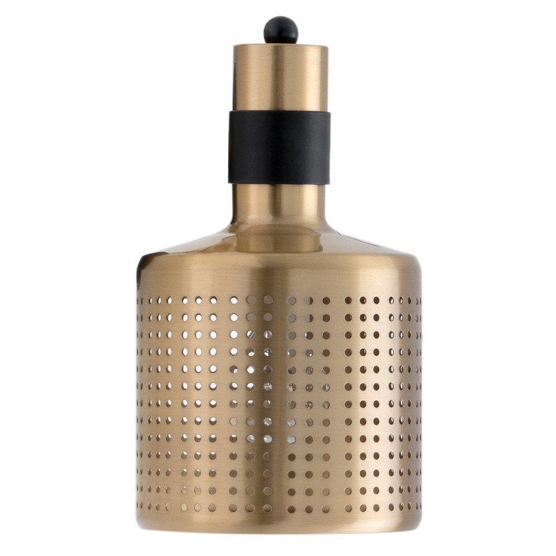 Lámpara aplique articulado TINAT - metal Negro y Dorado