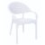 Silla de exterior Blanco PALIKA