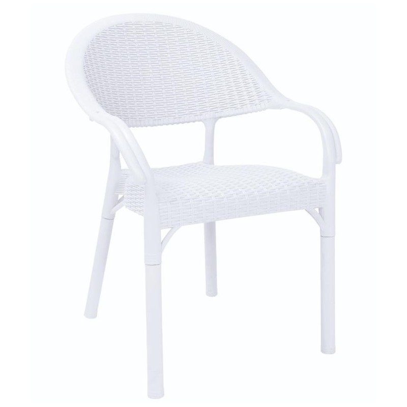 Silla de exterior Blanco PALIKA