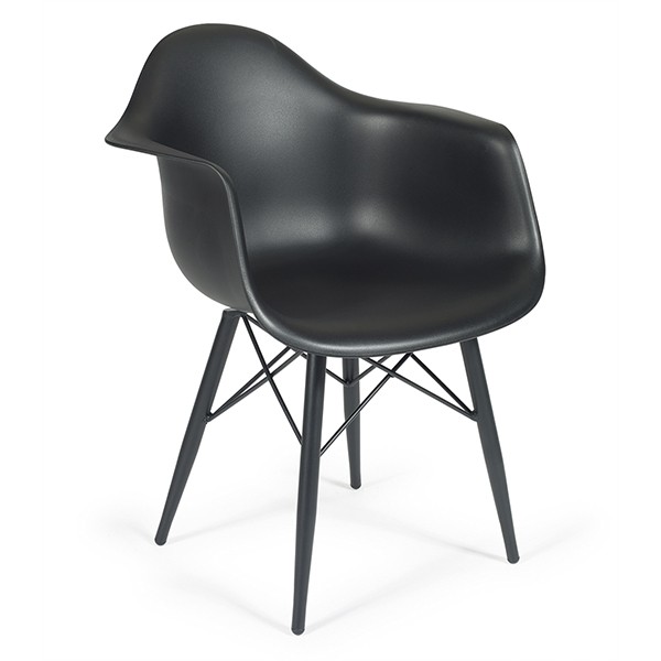 Silla de comedor Negro TOW METAL ARMS PREMIUM