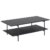 Mesa de centro SANAYI 115×60 – melamina y metal Negro