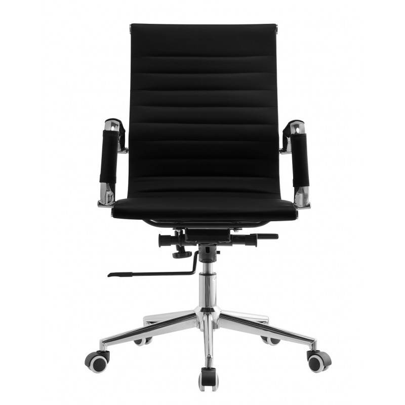 Silla de oficina Negra CHARLES PU