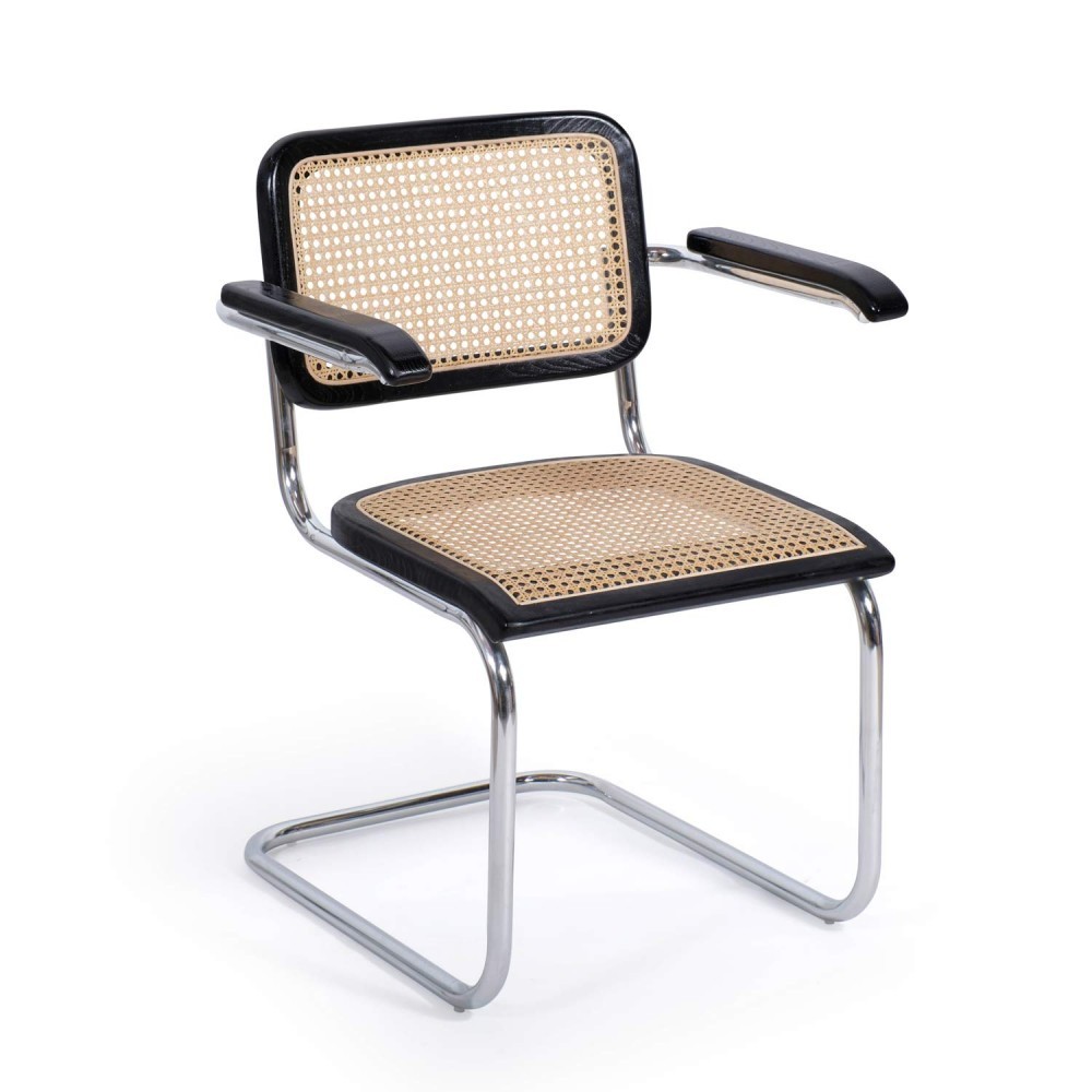 Silla de comedor Olmo Negro CESCA Style ARMS Silla de comedor Olmo Negro CESCA Style ARMS