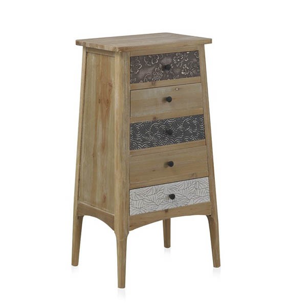 Cómoda FIORE 51×35 – DM Abeto – Multicolor