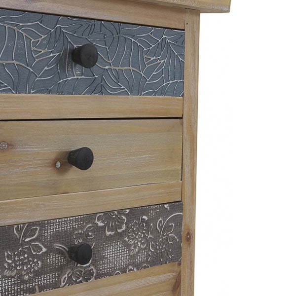 Mesita de noche FIORE 51x35 - DM Abeto - Multicolor