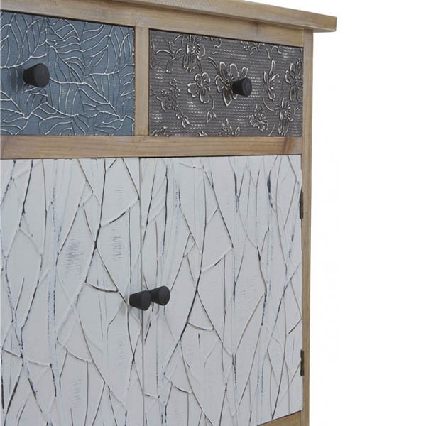 Cómoda FIORE 88x43 - DM Abeto - Multicolor