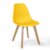Silla de comedor Amarillo SUPER WOOD
