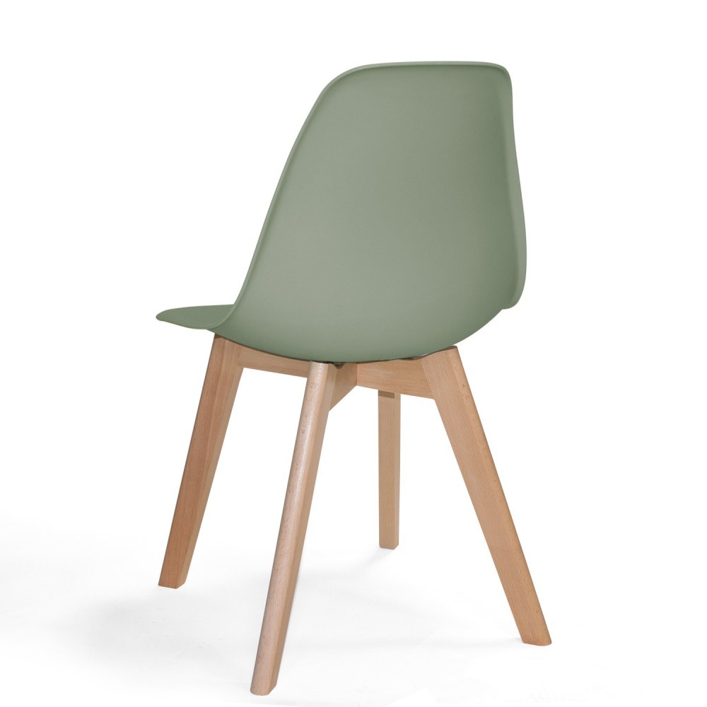 Silla de comedor Verde menta SUPER WOOD