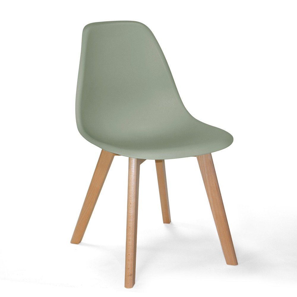 Silla de comedor Verde menta SUPER WOOD