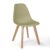Silla de comedor Verde caqui SUPER WOOD