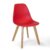 Silla de comedor Rojo SUPER WOOD