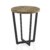 Mesa auxiliar HONEY H55 – madera Fresno – metal Negro