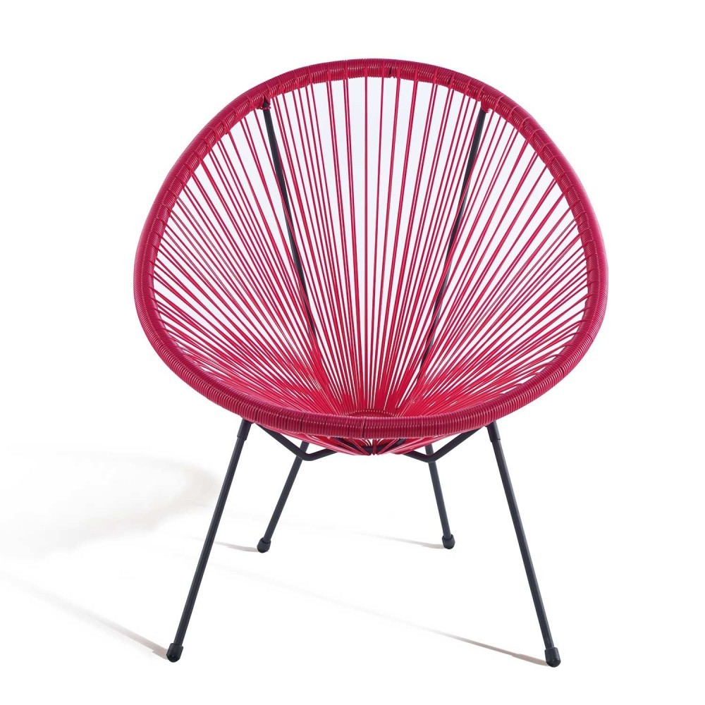 Silla de exterior Rosa PE ACAPULCO MÉXICO ROUND Style