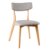 Silla de comedor Roble Gris claro MIRPER