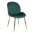 Silla de comedor Verde SCAR VELVET