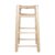 Taburete alto XANDRIA H72 – madera de Chopo – tejido de Enea – color Natural