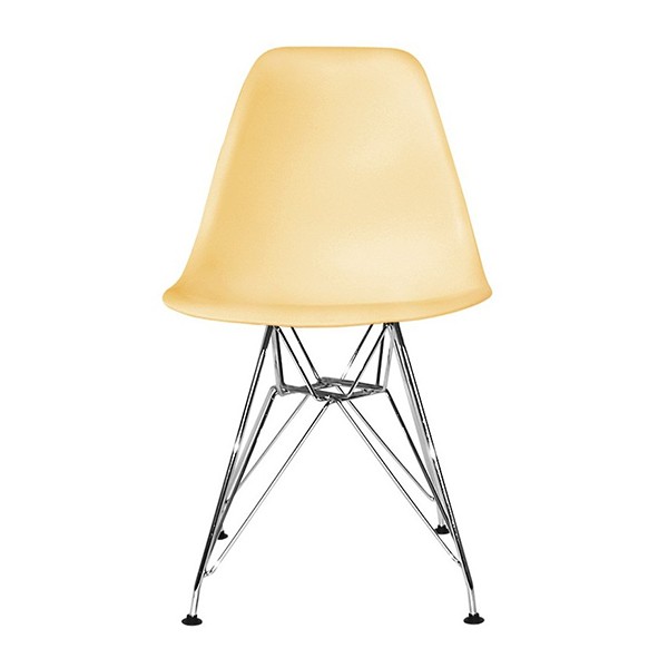 Silla de comedor Beige TOW METAL