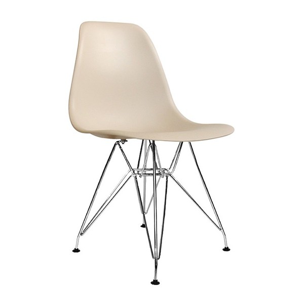 Silla de comedor Beige claro TOW METAL