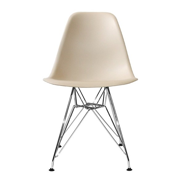 Silla de comedor Beige claro TOW METAL