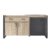 Aparador SERLEO 160×45 – madera de acacia Natural – metal
