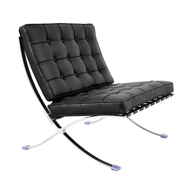 Sillón BARCELONA – piel Negra