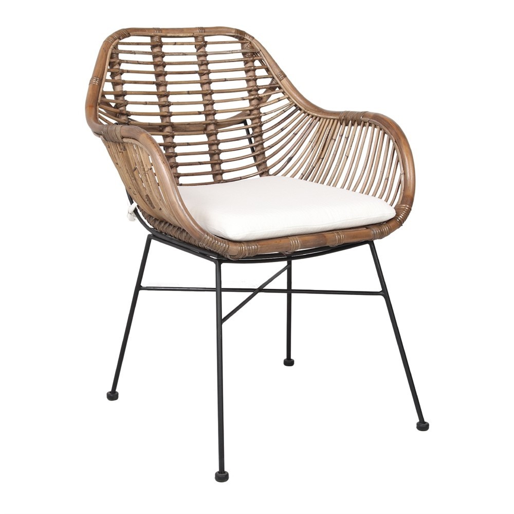 Silla de ratán Marrón ÁFRICA Silla de ratán Marrón ÁFRICA