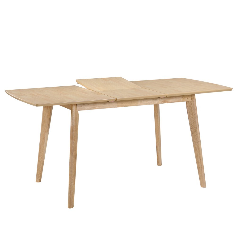 Mesa de comedor extensible PELICAN 120(160)x80 - madera de Caucho