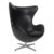 Sillón EGG – similpiel Negro – ARNE JACOBSEN Style