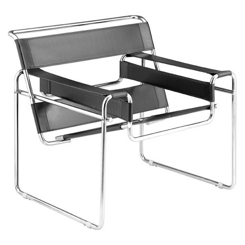 Sillón WASSILY B3 Style – piel Negra Sillón WASSILY B3 Style – piel Negra