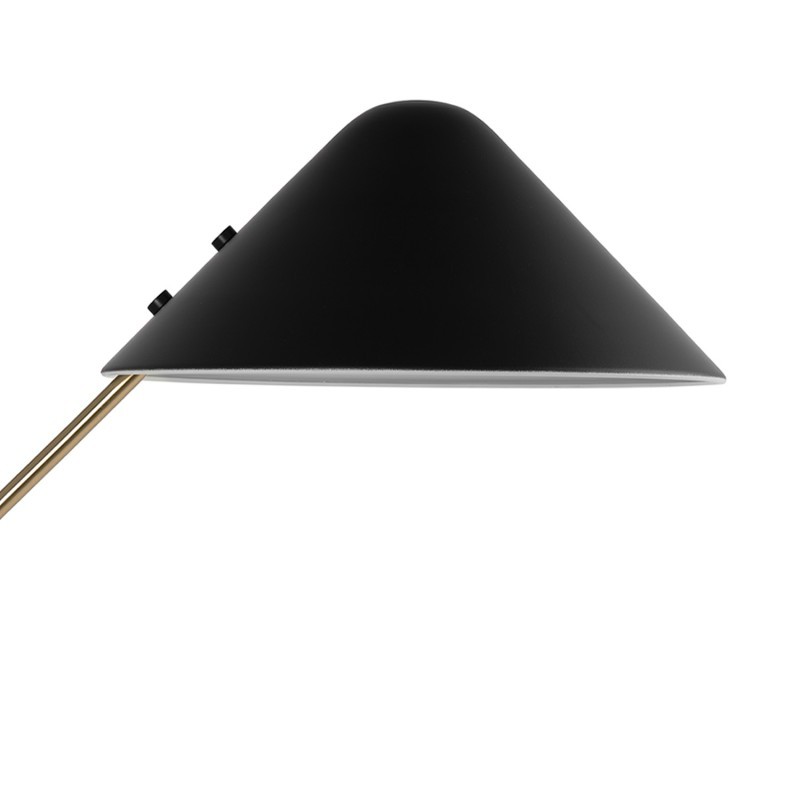 Lámpara de sobremesa BINDYEN - metal Negro - mármol Blanco