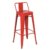 Taburete alto SQUARE TOLIX H77 Style – metal Rojo