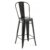 Taburete alto con respaldo TOLIX H76 Style – metal Negro