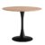 Mesa TULIP 90 – melamina Natural y metal Negro- EERO SAARINEN Style