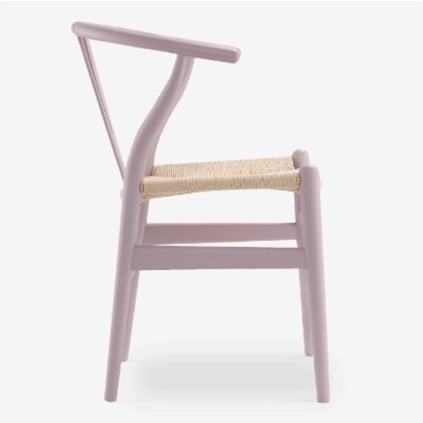 Silla de comedor Lila claro WISHBONE COLORS CH24 Style