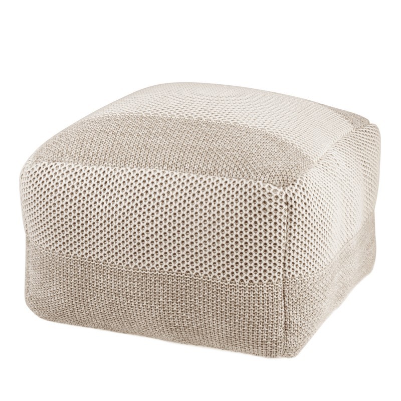 Puff ETZIA - tejido Beige