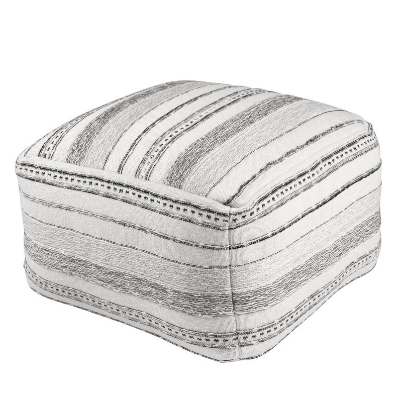 Puff NAND - tejido Blanco y Gris