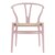 Silla de comedor Rosa claro WISHBONE COLORS CH24 Style