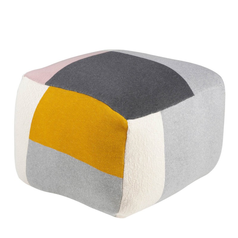 Puff BHAC – tejido multicolor