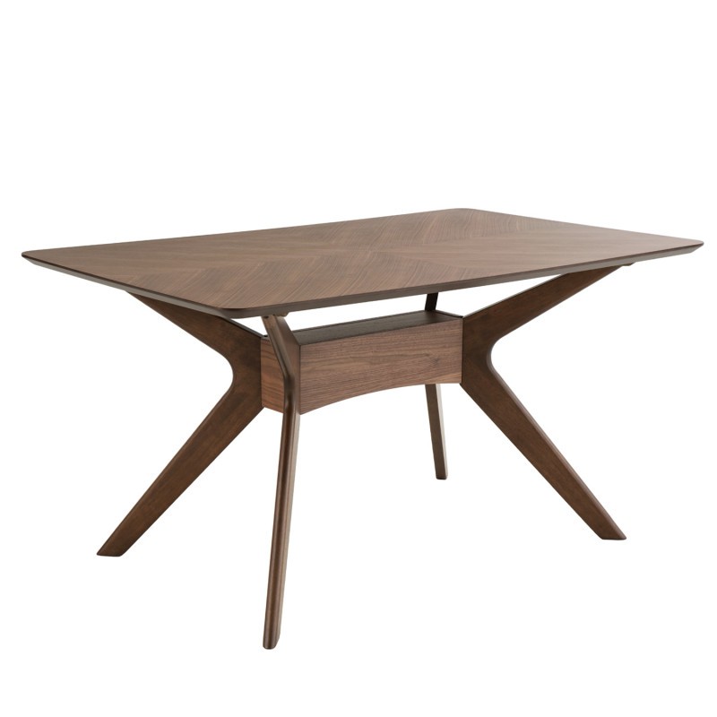 Mesa de comedor TIMBERWOLVE 140×90 – madera de Nogal