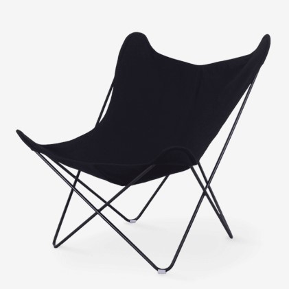 Silla de diseño Negro BUTTERFLY BKF Style