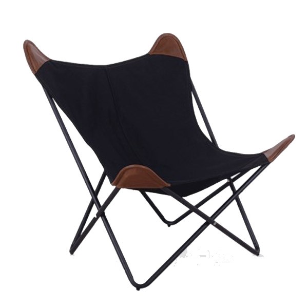 Silla de diseño Negro y Marrón BUTTERFLY BKF Style