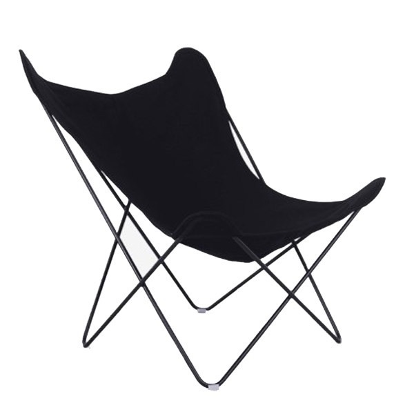 Silla de diseño Negro BUTTERFLY BKF Style